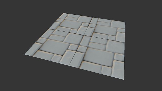 Floor Hero Tile 3D Model