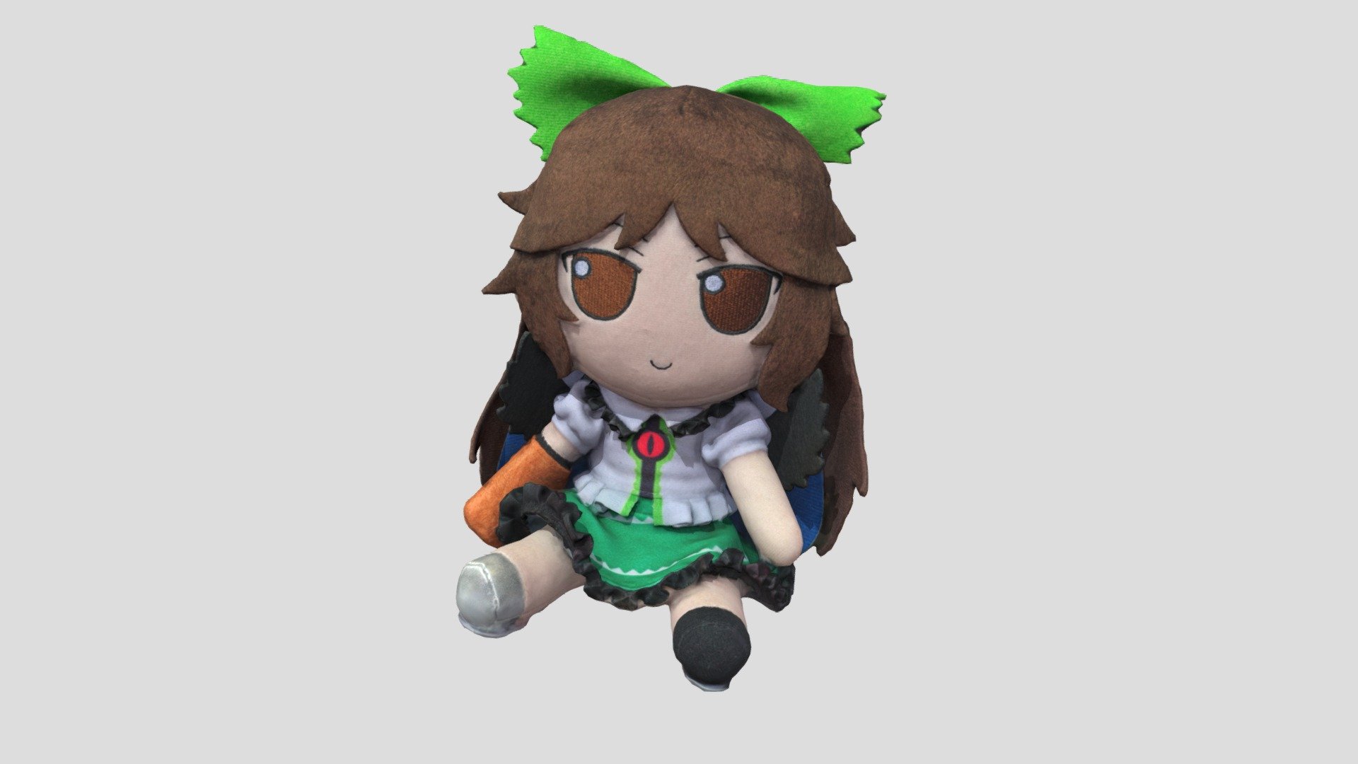 touhou-okuu-fumo-full-quality-3d-scan-download-free-3d-model-by