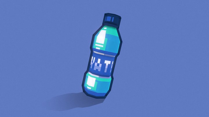 Water Bottle 3D Model