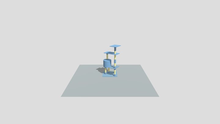 Cat Tree 3D Model