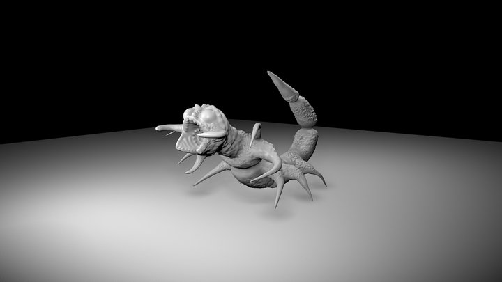 Monster Sculpt 3D Model