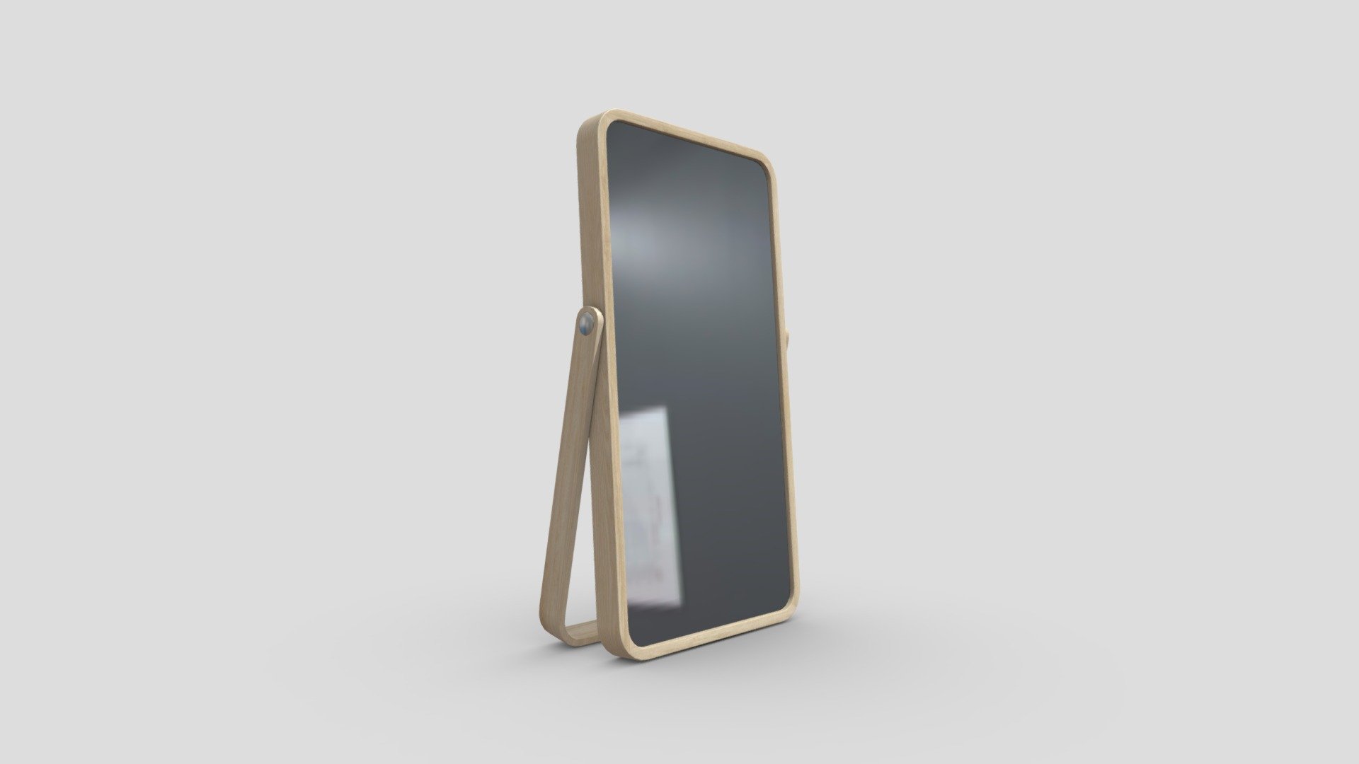 DAILY Square Table Mirror - Buy Royalty Free 3D model by interior model ...