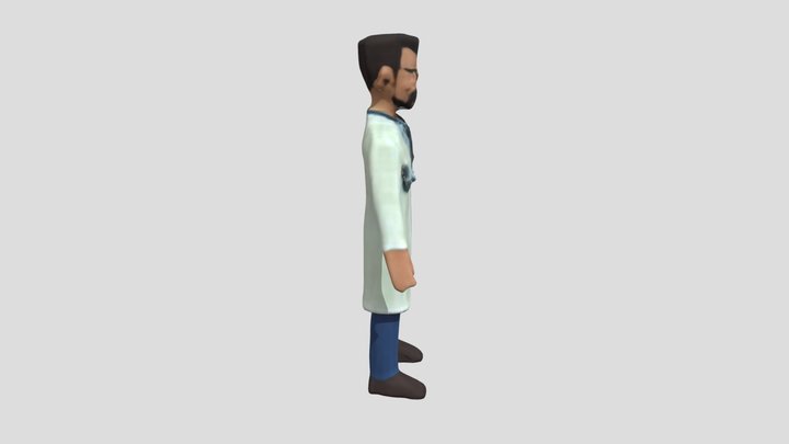 doctor juego 3D Model