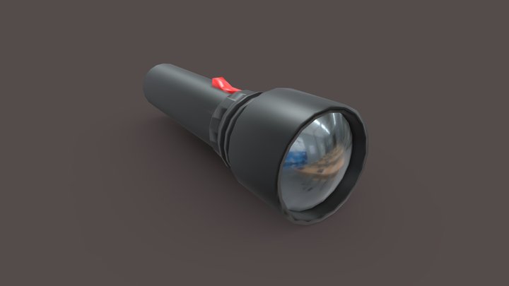 Flashlight 3D Model