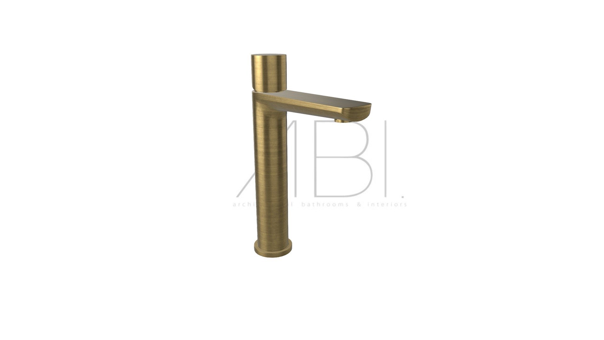 Milani Basin Mixer Extended- brushed Brass