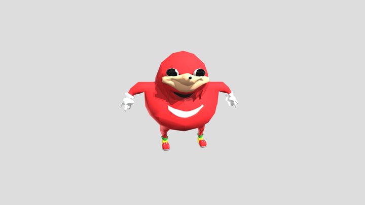 Ugandan knuckles 3D Model