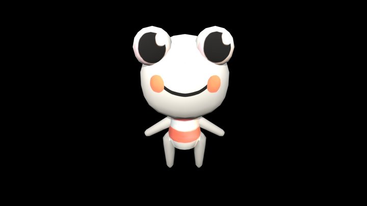 Frog_blank 3D Model