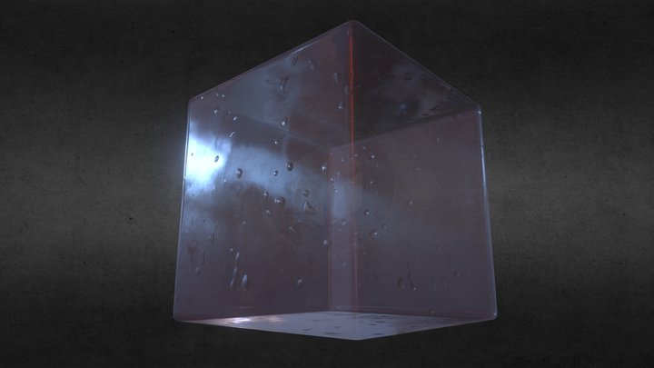 Damp glass 3D Model