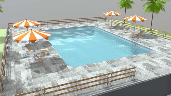 Swimming pool 3D Model