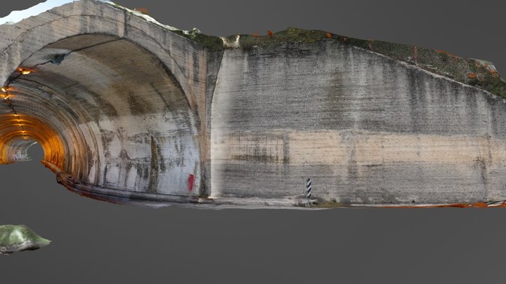 Rilievo galleria (quadro fessurativo) 3D Model