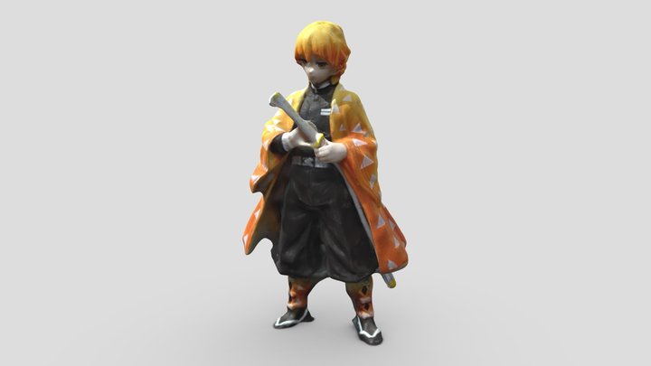 Zenitsu - Kimetsu no Yaiba │ Figure 3D Model