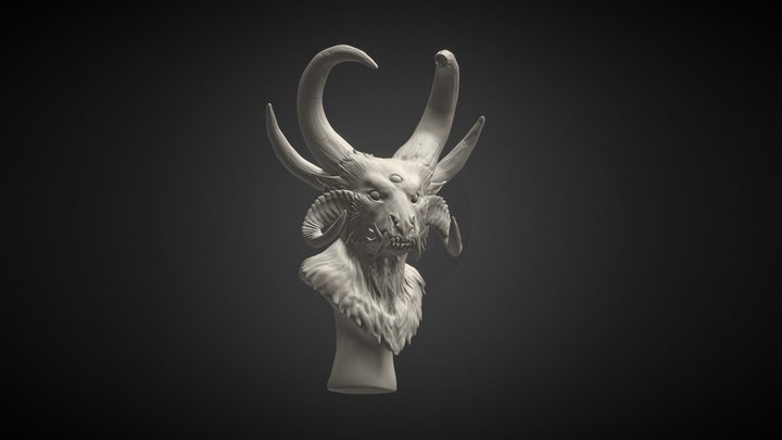 Sarghadon bust 3D Model
