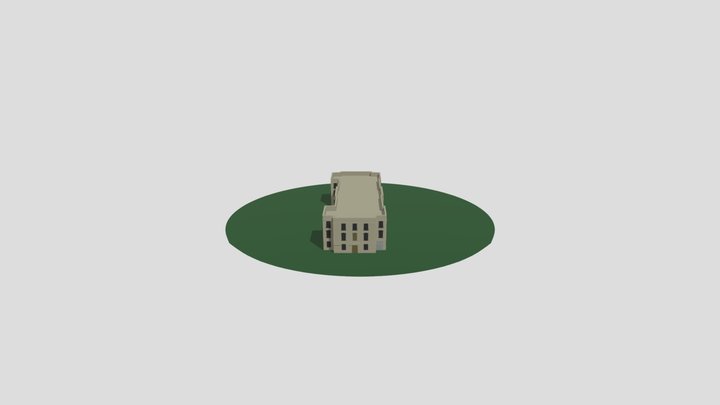 Zellner Hall 3D Model