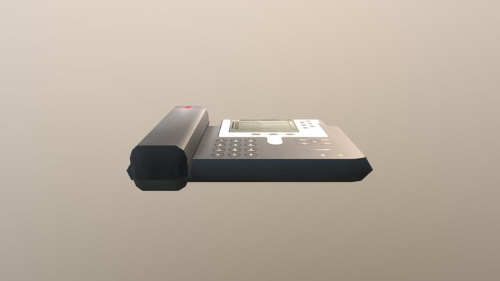 Desk Phone 3D Model