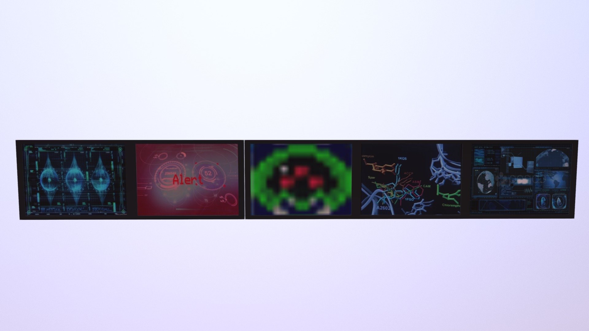 Science Monitors - 3D model by Krisbenj [d6a7cf7] - Sketchfab
