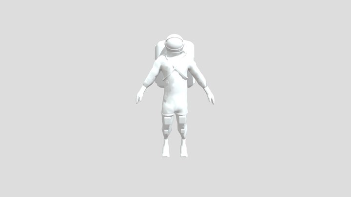 Free Astronaut 3D Model