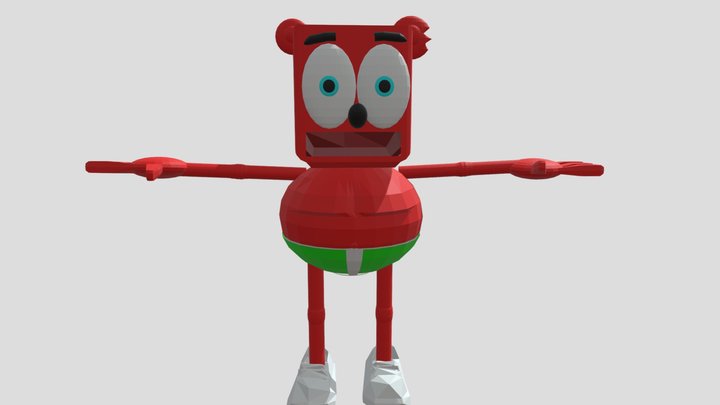 Gummy-Red From Gummy-Red & amigos – Modello 3D gratuito STL