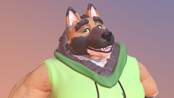 MangyMongrel 3D Model