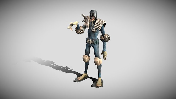 Judge Death 2000 AD 3D Model