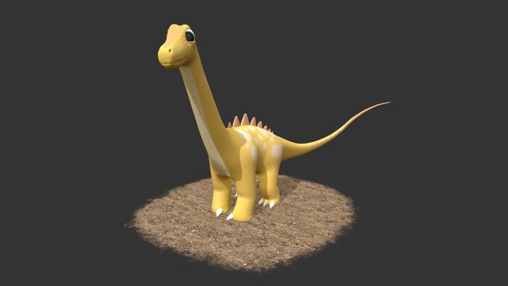 Dipldocus 3D Model