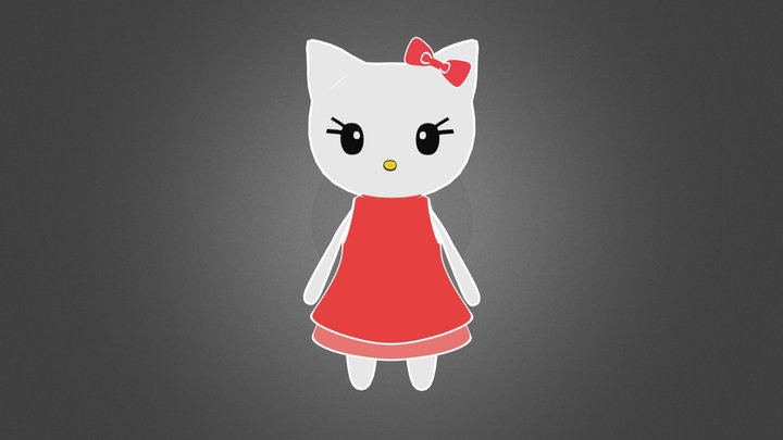 Hello Kitty 3D Model 3D Model