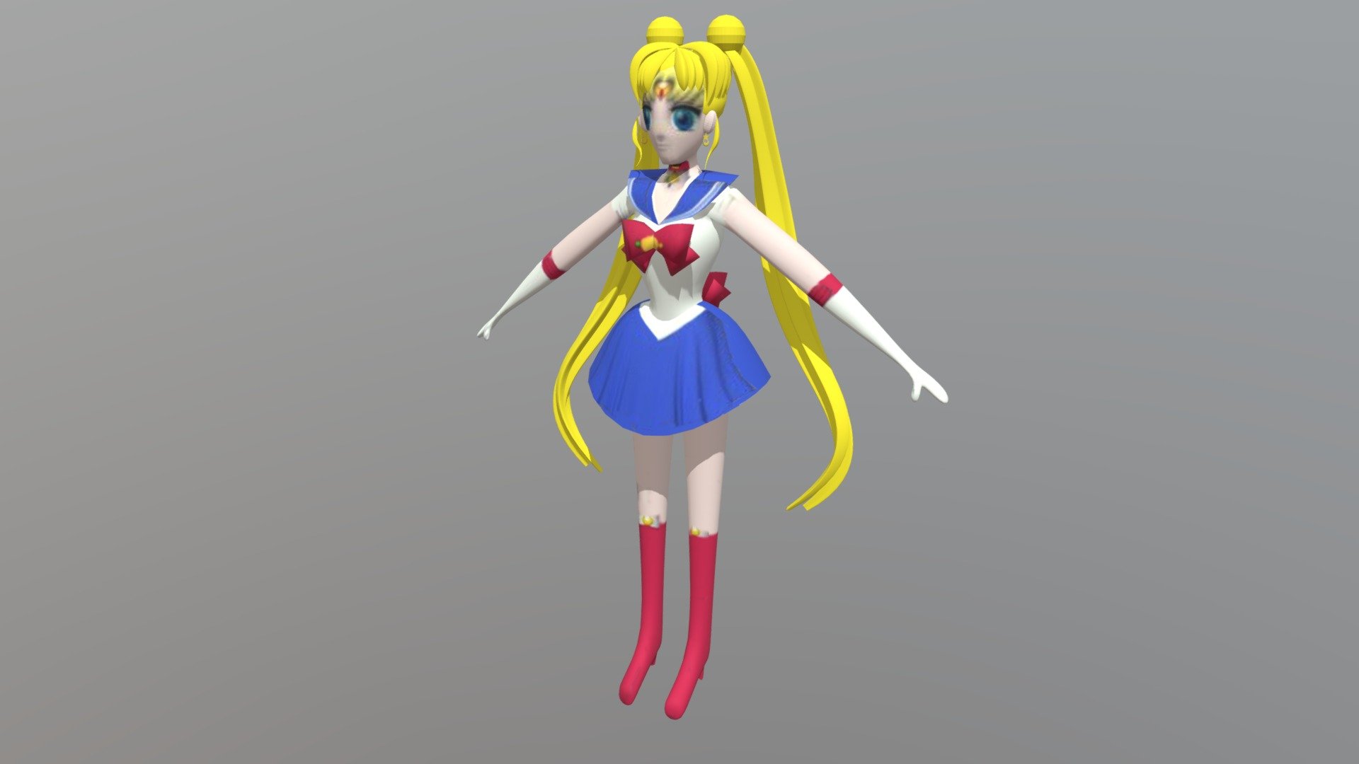 Sailor Moon 3d Model By Eileenlingad D6aa6dd Sketchfab 7513