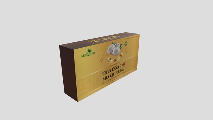 tinh dầu tỏi 3D Model