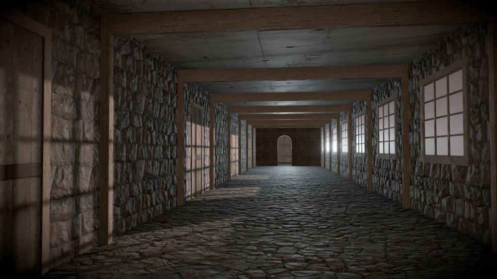 Castle Hallway 02