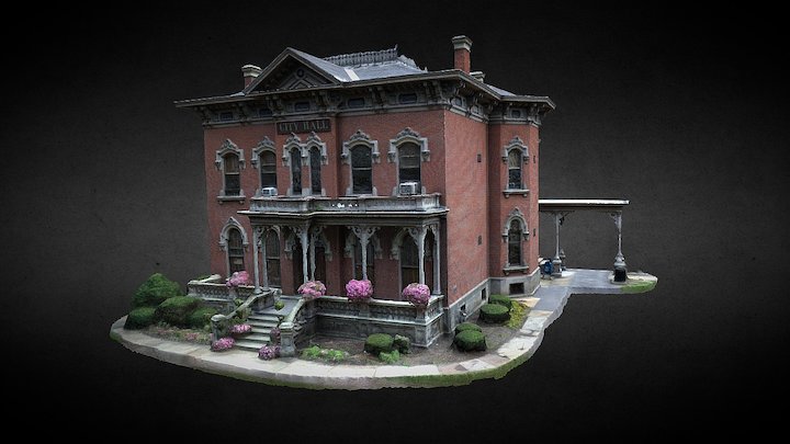 Perkins Mansion, Warren Ohio 3D Model