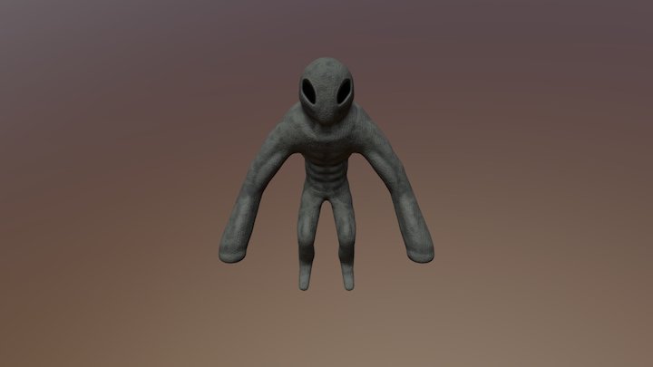 Grey Alien 3D Model