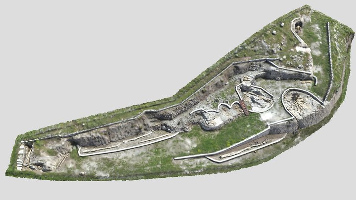 Fylakio Park, Petrified Forest Lesvos 08-04-2023 3D Model