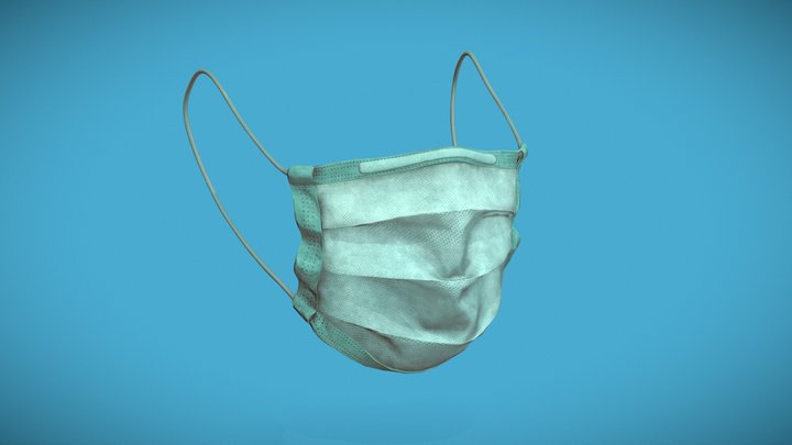 Medical Mask 3D Model