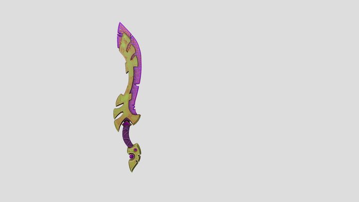 stylized sword 3D Model