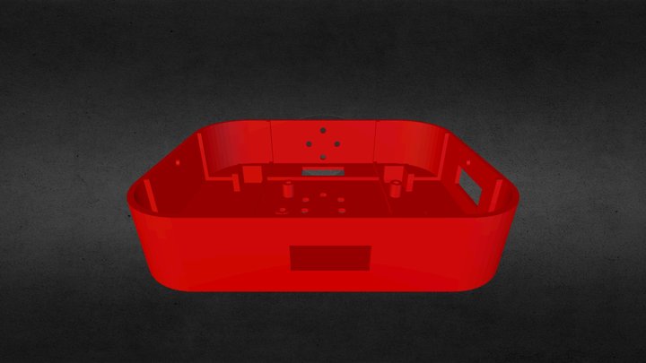 Raspberry Pi case 3D Model