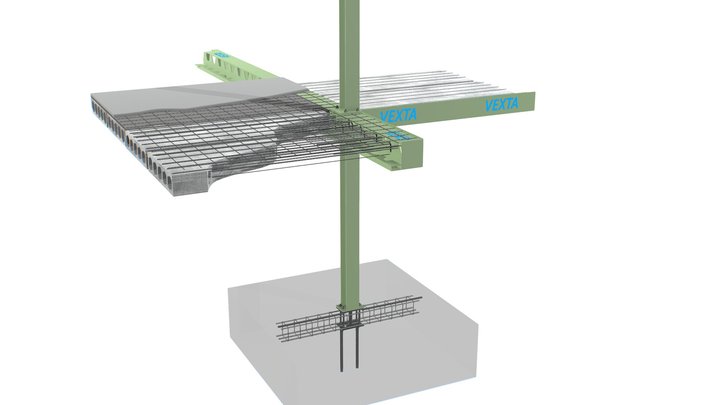 Exemple Estructura Metalica 3D Model