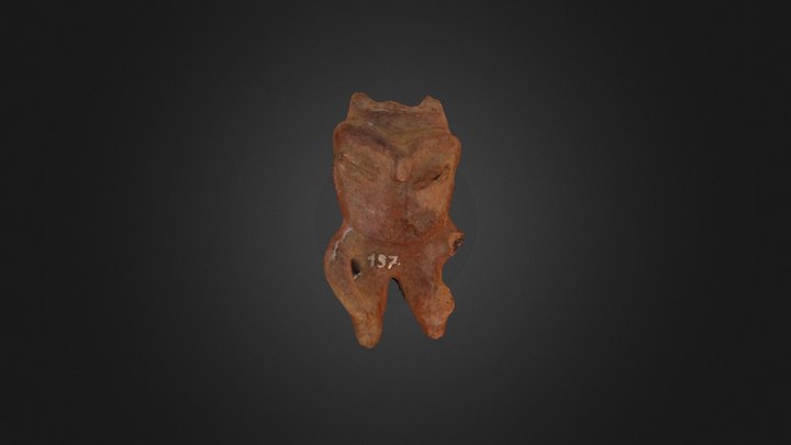 Silbato Depósito 25 - Museo de La Plata 3D Model