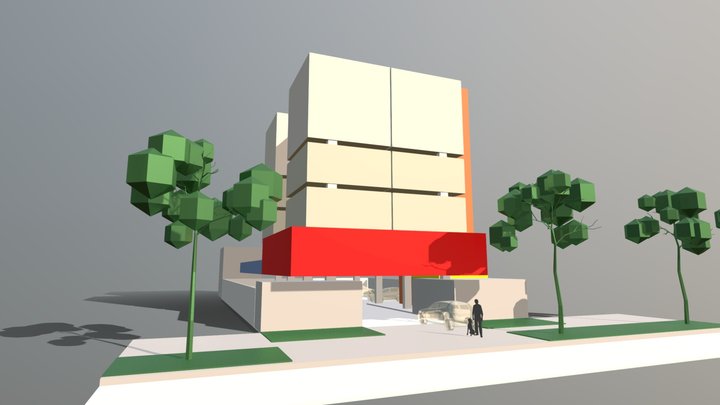 Plan de masas | Edificio AUX - Bucaramanga 3D Model