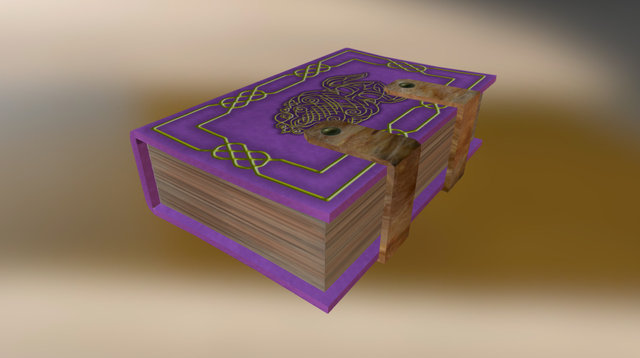 Norse Spellbook 3D Model