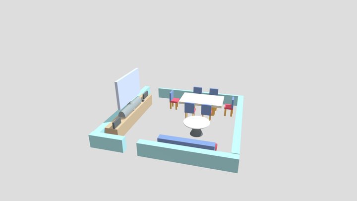 Living Room 3D Model