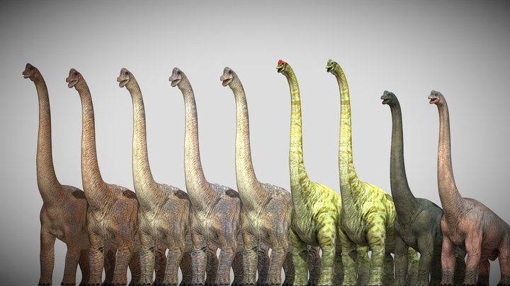 Jurassic Park Brachiosaurus Pack – Modèle 3D gratuit STL