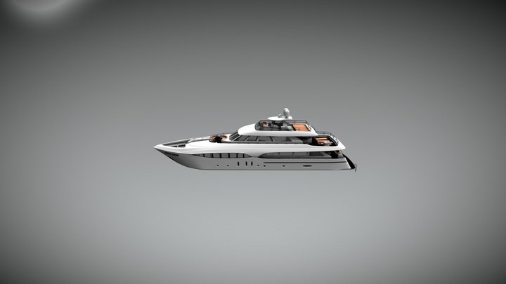 Yacht 3D Model