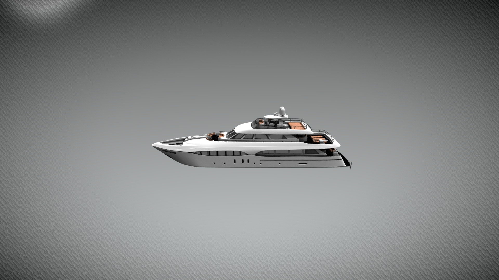yacht sketch up model