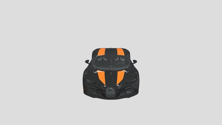 Bugatti_chiron_super_sport_300 3D Model