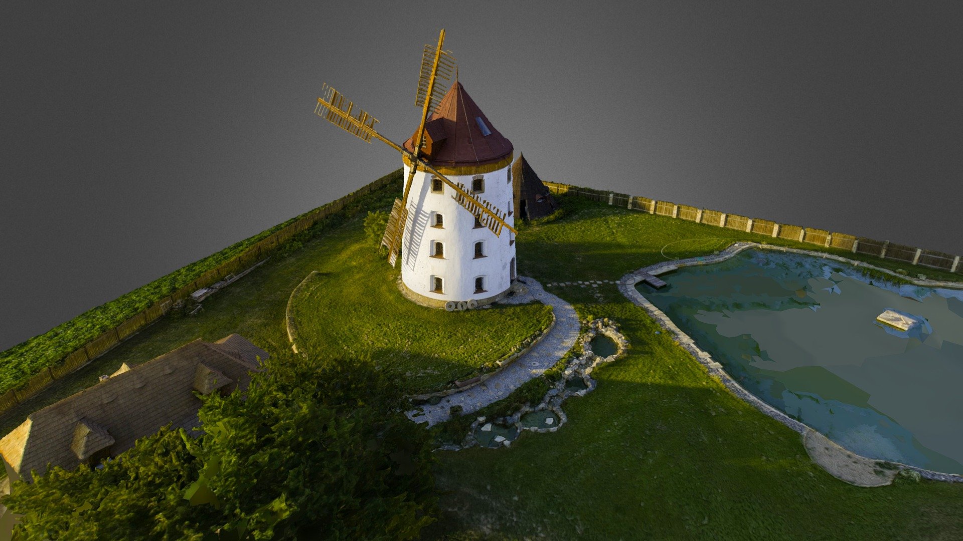 Vrátenský větrník — Sketchfab embed 3D viewer