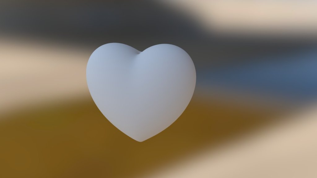 Simple Heart Download Free 3d Model By Troadey D6b7347 Sketchfab