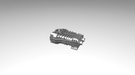 Screw Compressor- Animation 3D Model
