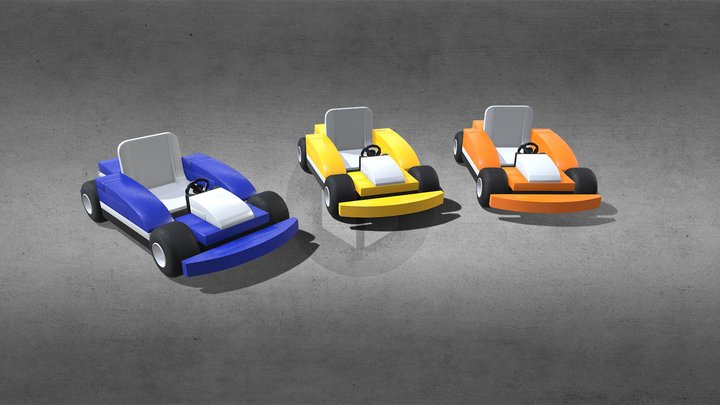 LEGO_gokart 3D Model