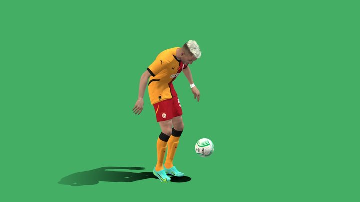 3D Rigged Baris Alper Yilmaz Galatasaray 2025 3D Model