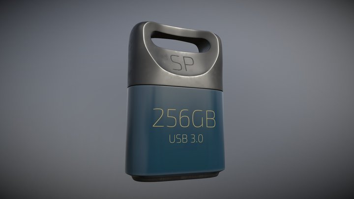 usb flash drive 3D Model