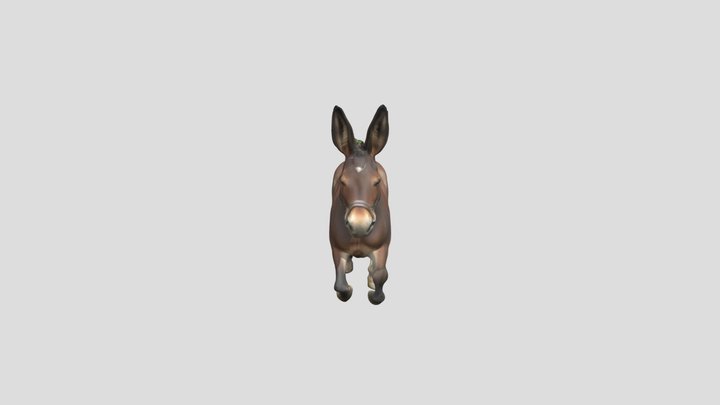 FAB Mule Donkey 3D Model